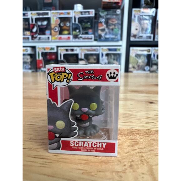 BITTY Scratchy Funko Pop #904 Simpsons Animation TV Television Show Disney Itchy - Picture 1 of 6